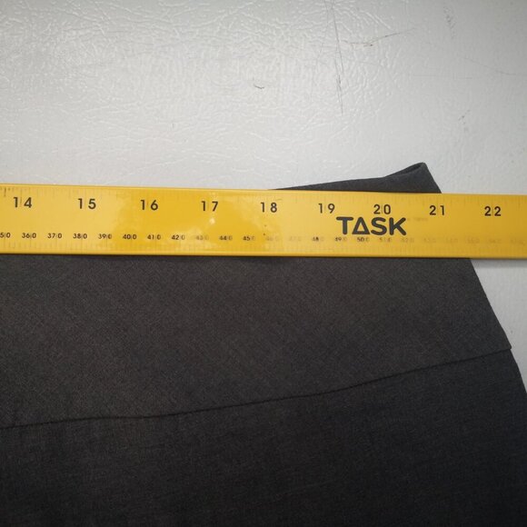 NWT Elle Woman Ladies Size 18W Dark Grey Wide Leg Wide Waistband Dress Pants - Picture 10 of 12